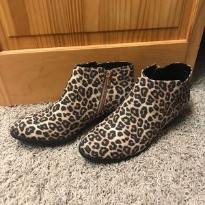 Cheetah Leopard Print Booties